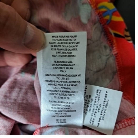 Polo Ralph Lauren Men's Size Large Polo Bear Jersey Hooded T-Shirt Red - Picture 10 of 12